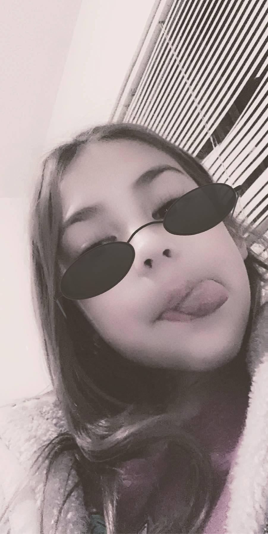 Jocylin joined the competition — help win amazing prizes! black_and_white, cheek, chin, ear, eye, eye_glass_accessory, eyebrow, eyelash, eyewear, flash_photography, goggles, happy, iris, jaw, lip, lipstick, mouth, neck, nose, person