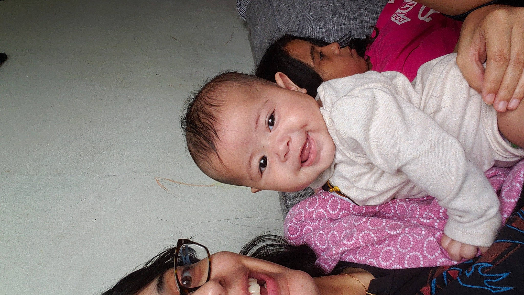 Penryn is registered to the contest to win money with this photo: baby, cheek, child, ear, eye, face, forehead, fun, happy, head, headgear, joy, lip, love, nose, people, person, photography, pink, skin
