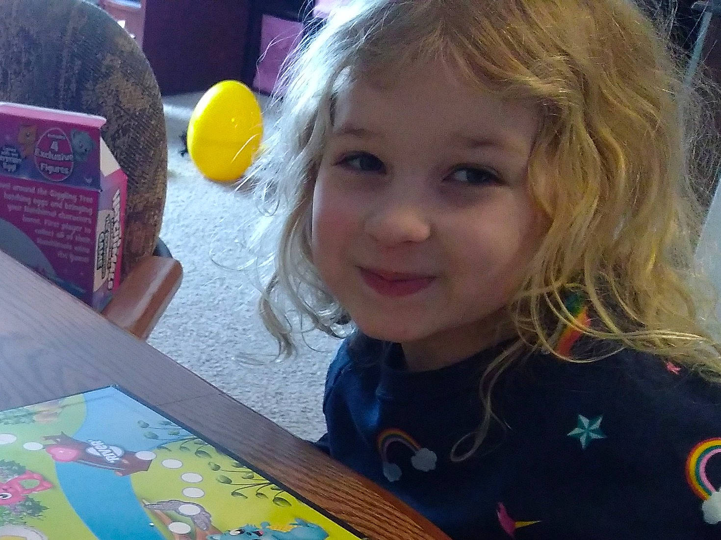 Kathleen joined the competition — help win amazing prizes! blond, cheek, child, day, eye, fun, girl, human_hair_color, iris, person, play, product, skin, smile, toddler