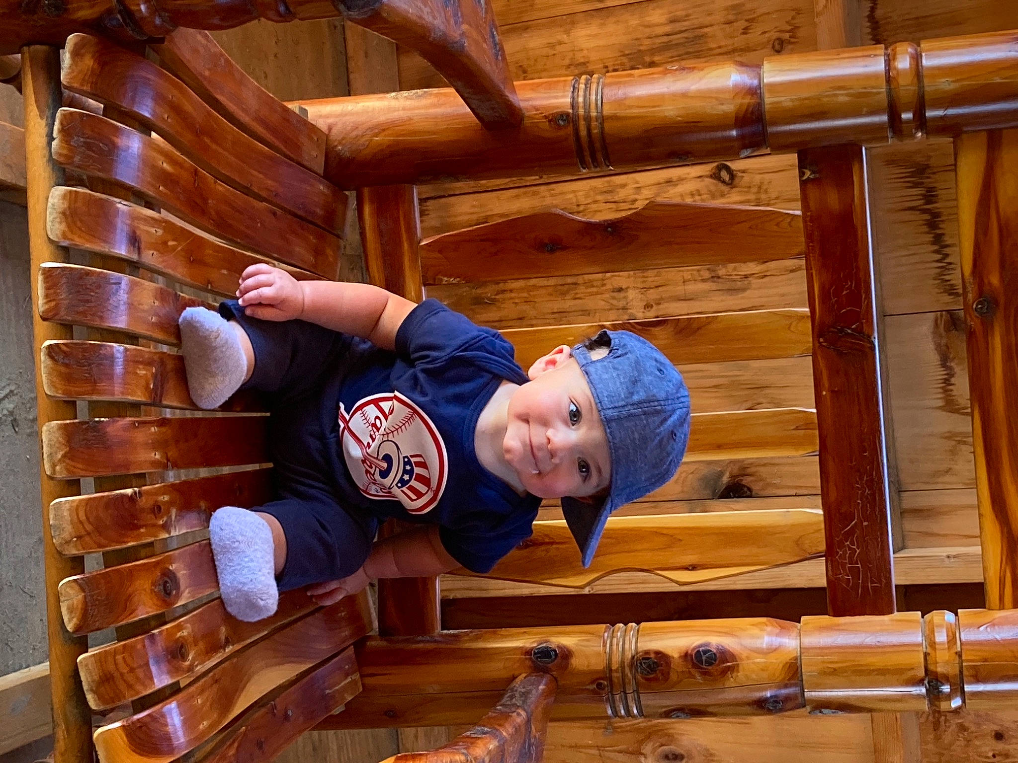 Paul is registered to the contest to win money with this photo: beam, engineering, hardwood, hat, headwear, house, joy, leisure, log_cabin, lumber, person, plank, plywood, smile, t_shirt, varnish, wood, wood_stain
