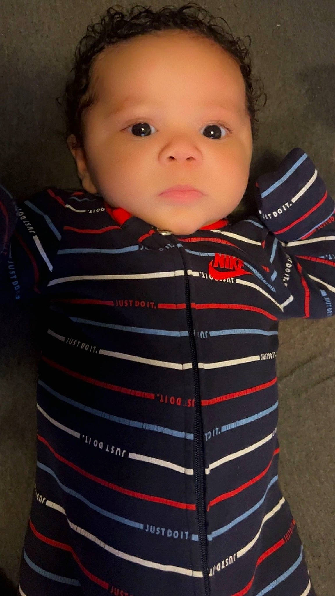 King joined the competition — help win amazing prizes! baby, baby_toddler_clothing, cheek, child, chin, collar, eyebrow, eyelash, head, iris, lip, mouth, neck, nose, organ, pattern, person, skin, sleeve, t_shirt