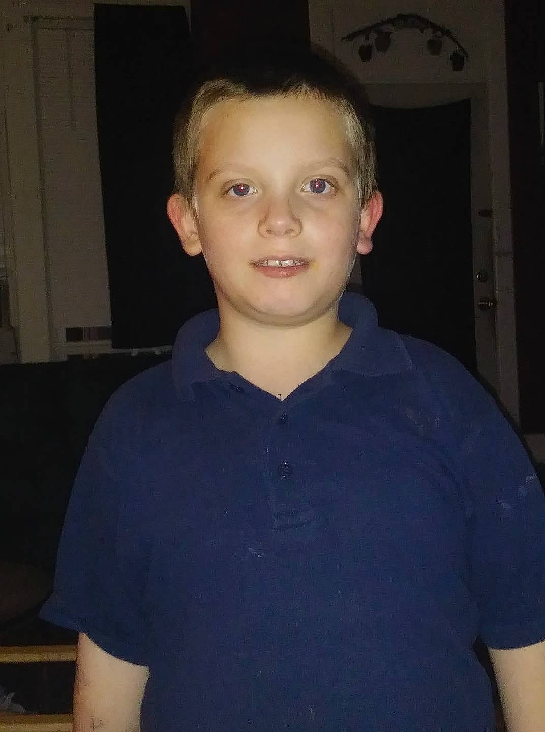 John joined the competition — help win amazing prizes! child, chin, forehead, person, smile, t_shirt