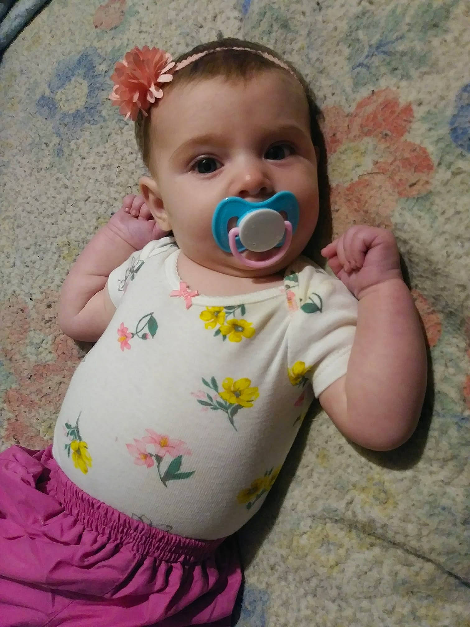 Jenna is registered to the contest to win money with this photo: baby, baby_toddler_clothing, cheek, child, face, head, mouth, person, skin, smile, toddler