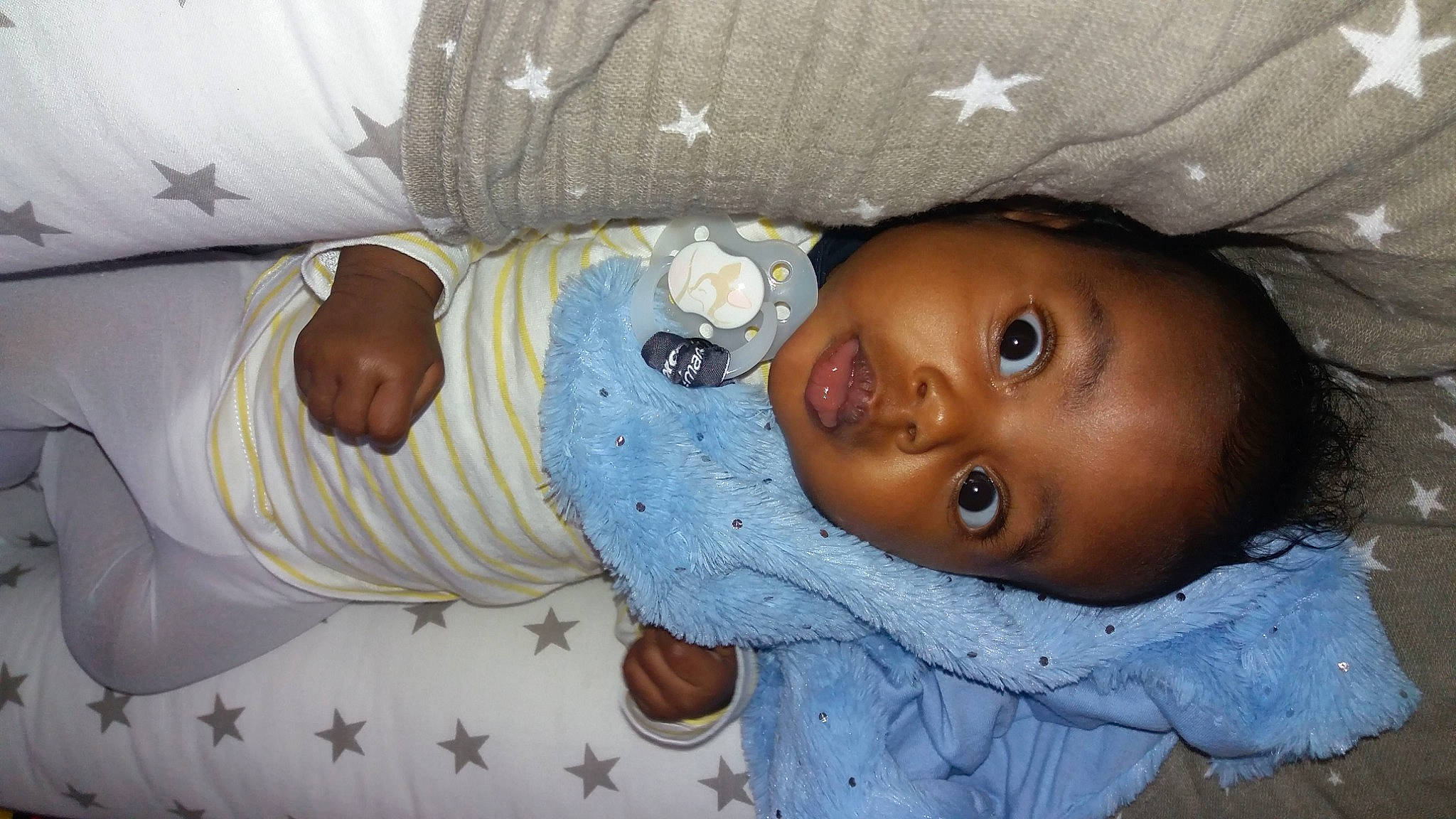 Sihem participe au concours pour gagner de l'argent avec cette photo : baby, bedtime, cheek, child, eye, face, head, iris, mouth, nose, person, skin, smile, toddler