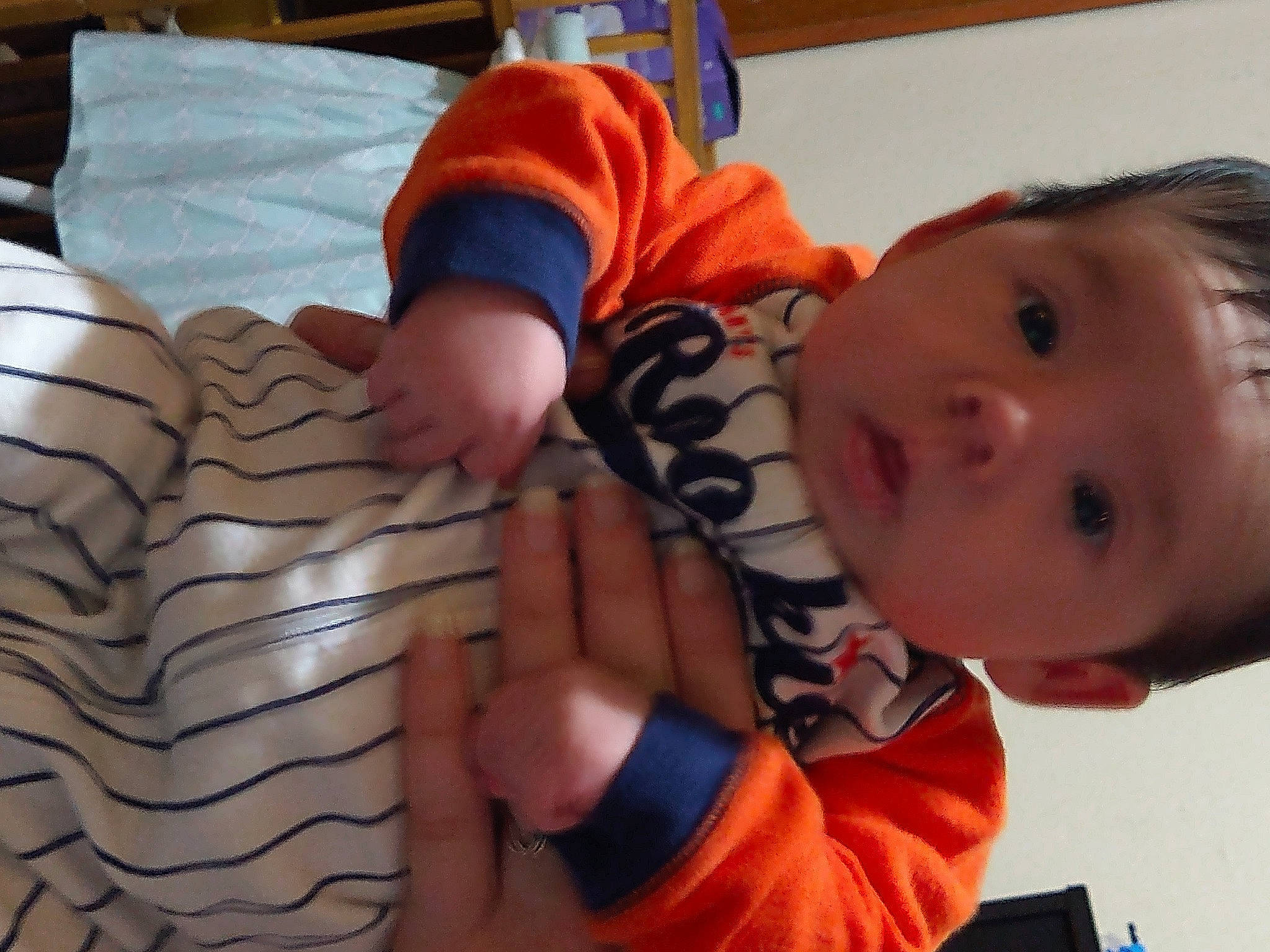 Danillo joined the competition — help win amazing prizes! baby, baby_toddler_clothing, cheek, child, comfort, elbow, eyelash, face, finger, fun, gesture, head, joint, mouth, nail, nose, pattern, person, sleeve, surprise