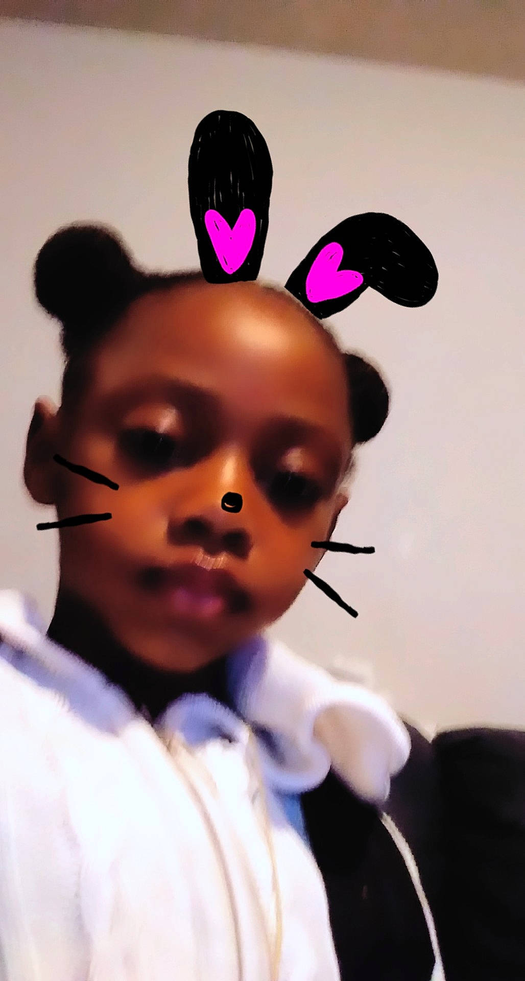 Alanna is registered to the contest to win money with this photo: child, ear, head, organ, person