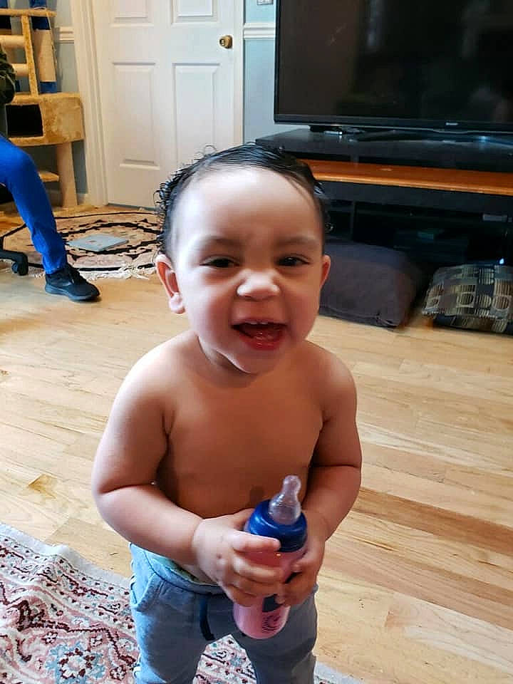 Vladimir is registered to the contest to win money with this photo: baby, child, person, smile, toddler