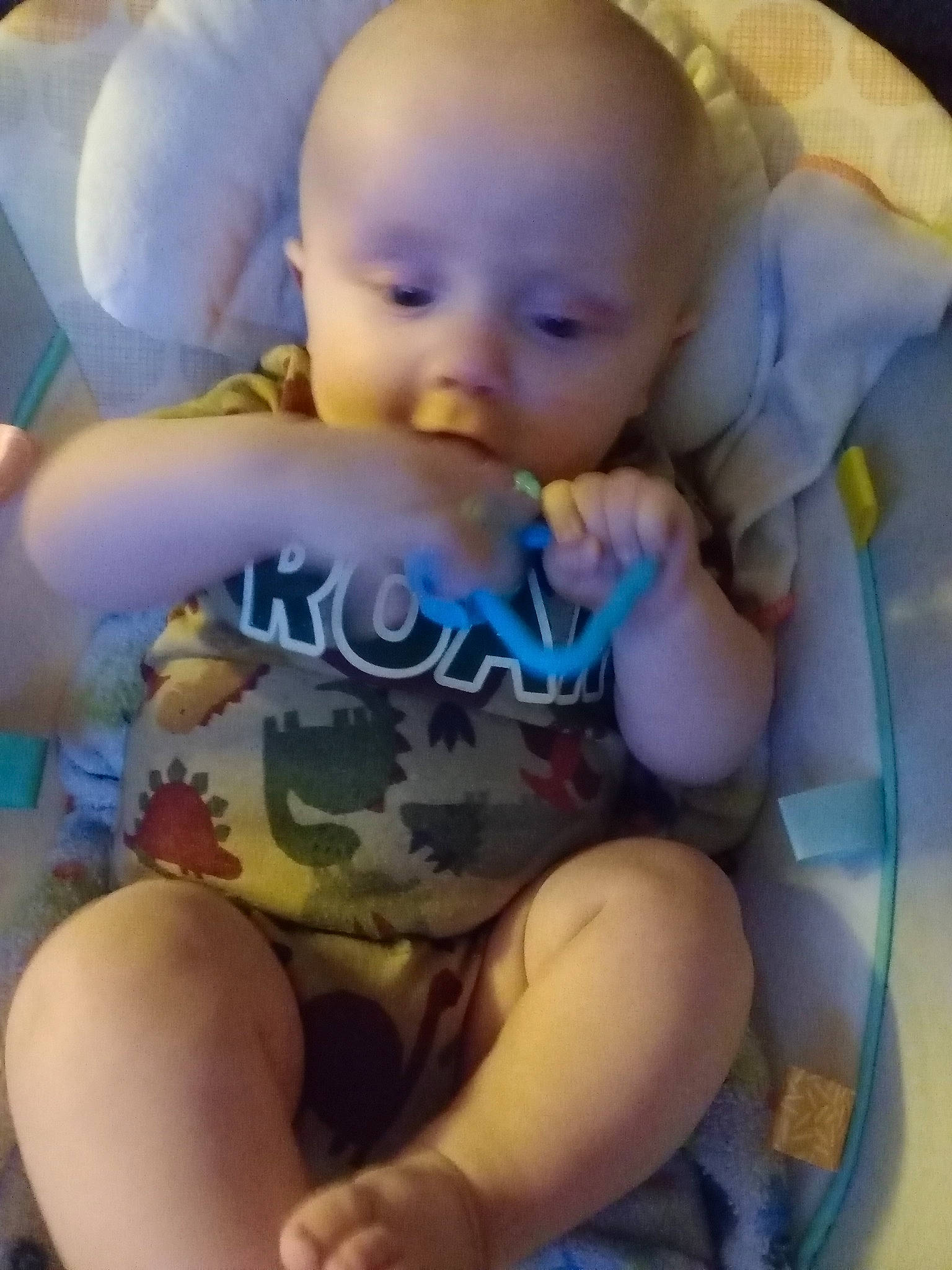 Remington is registered to the contest to win money with this photo: baby, baby_products, baby_safety, baby_sleeping, baby_toddler_clothing, cheek, child, comfort, eye, face, finger, fun, happy, mouth, nose, person, skin, thigh, thumb, toddler