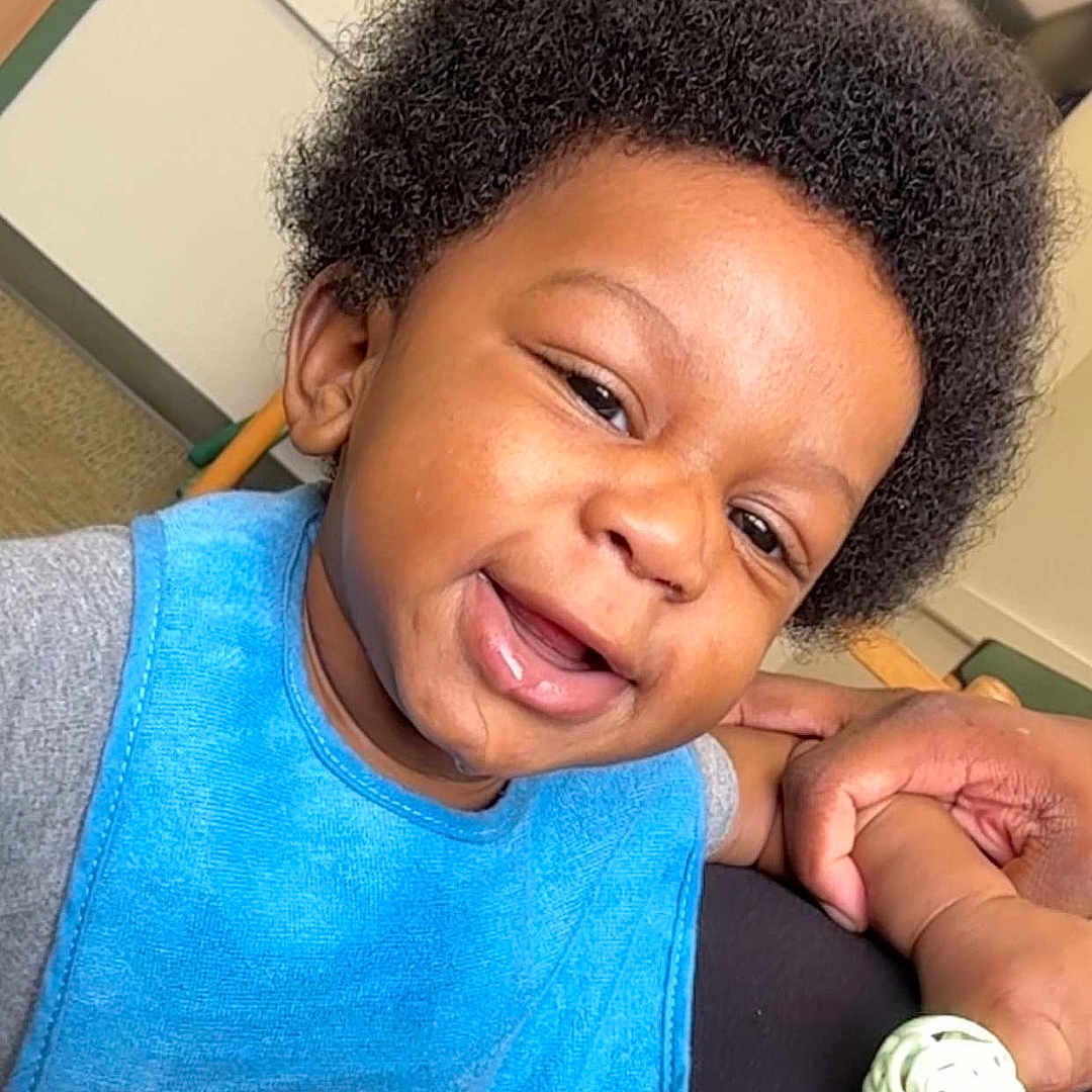 Anthony joined the competition — help win amazing prizes! baby, babylaughing, blackhair, child, curlyhair, dimples, face, female, girl, hair, happy, head, person, photography, portrait, smile