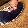 animal, baby, blanket, canine, couch, cushion, dog, eating, face, food, furniture, head, homedecor, newborn, person, pet, photography, pillow, portrait, sleeping