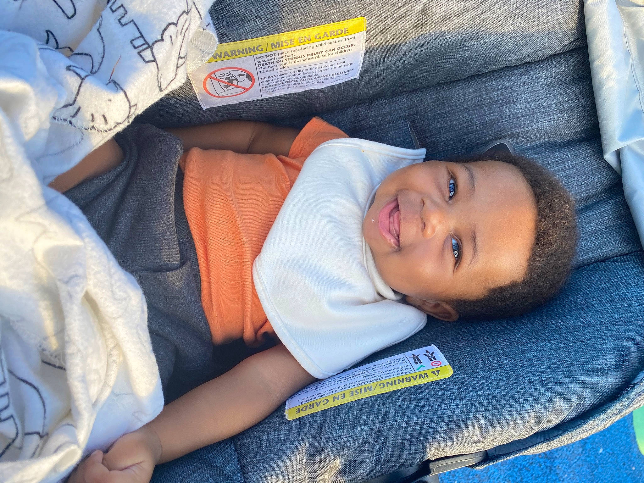 Damir joined the competition — help win amazing prizes! baby, baby_toddler_clothing, child, comfort, elbow, electric_blue, happy, joy, linens, nap, pattern, person, sleep, sleeve, smile, toddler, tree