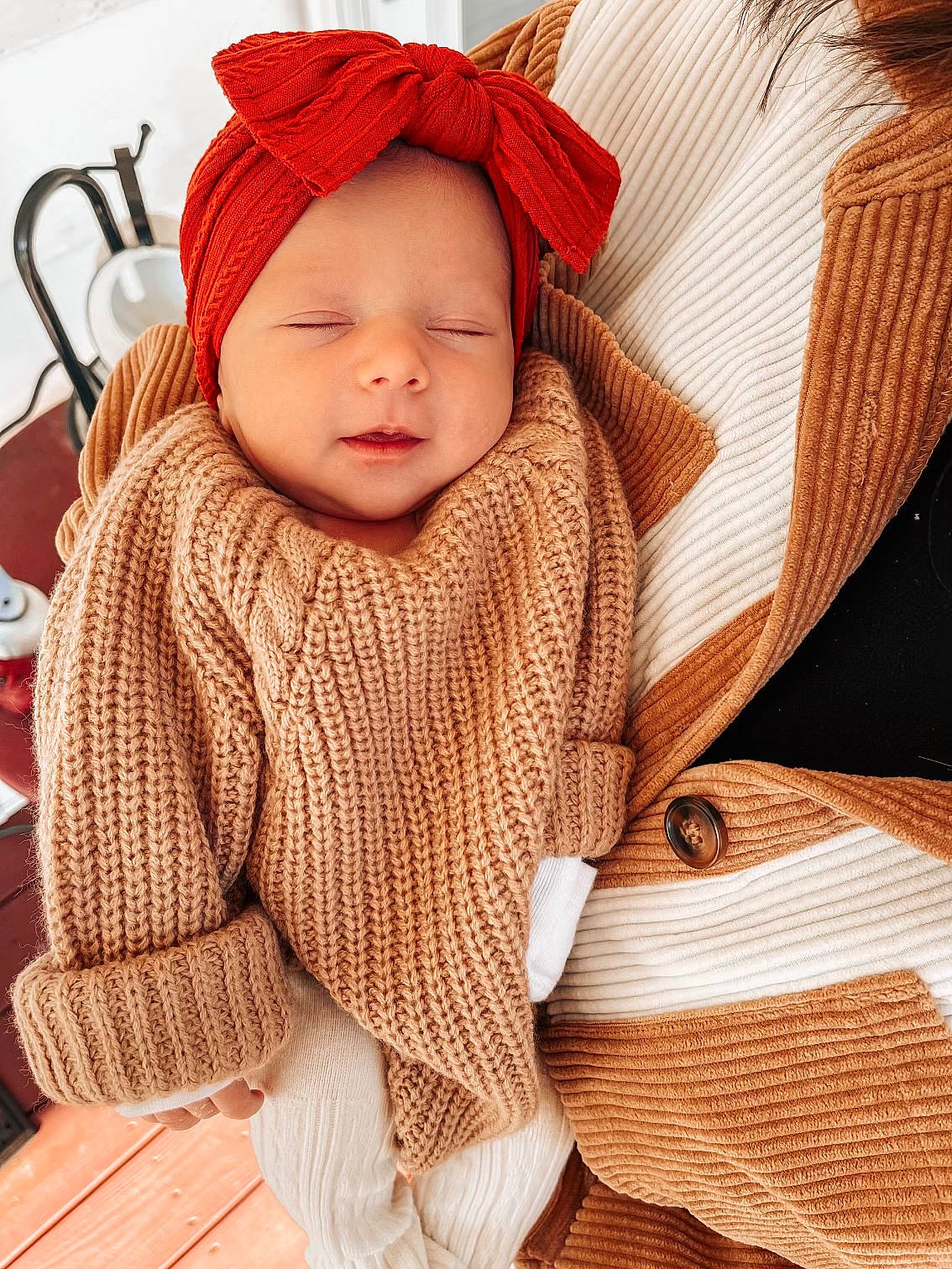 Haven joined the competition — help win amazing prizes! baby, baby_toddler_clothing, cap, carmine, cheek, child, comfort, eye, face, fashion_accessory, headwear, outerwear, pattern, person, plaid, sitting, skin, sleeve, textile, toddler