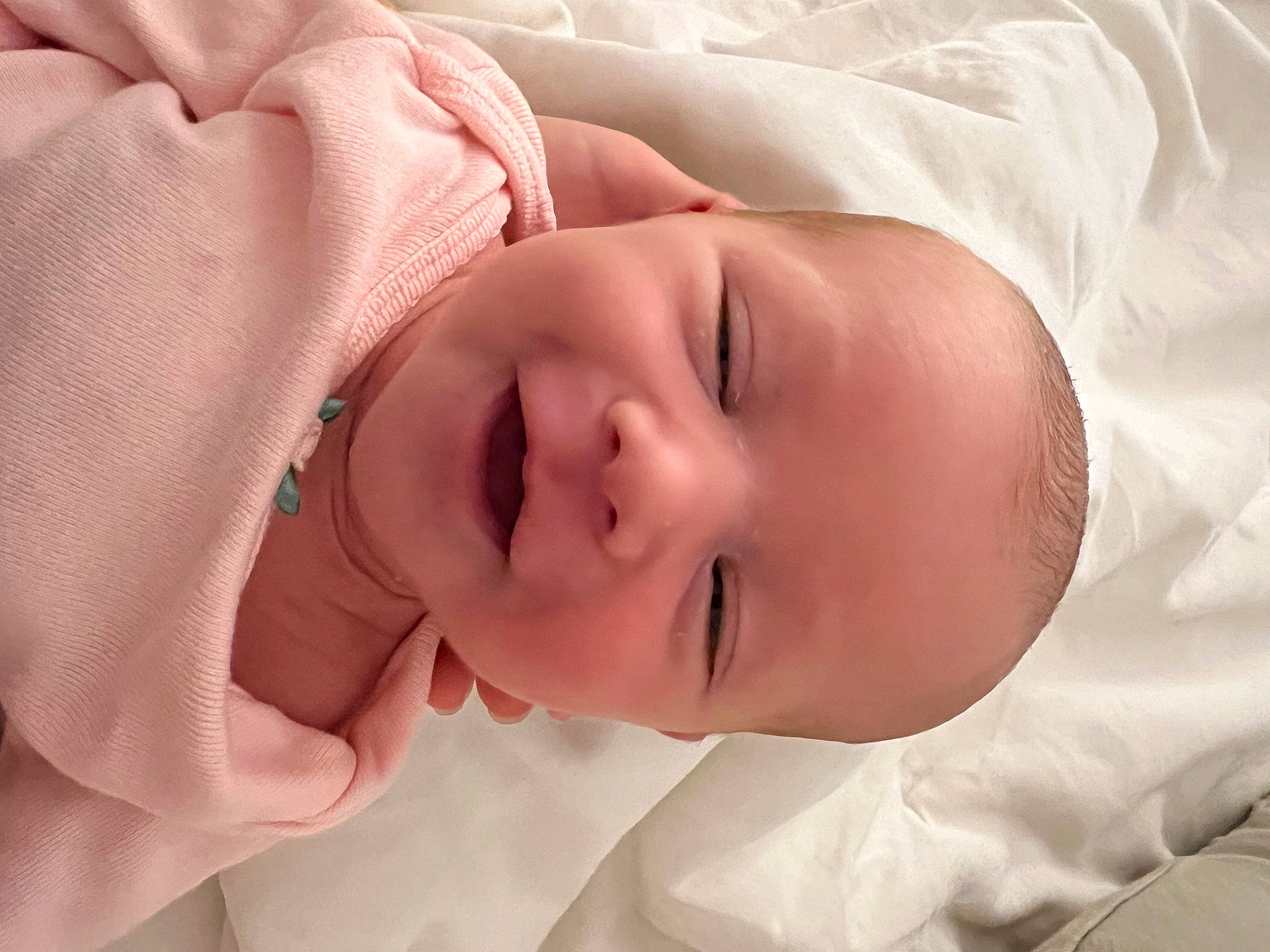 Haven joined the competition — help win amazing prizes! baby, baby_toddler_clothing, cheek, child, chin, comfort, eye, eyebrow, grass, happy, hat, iris, linens, lip, nose, person, skin, sleeve, smile, textile