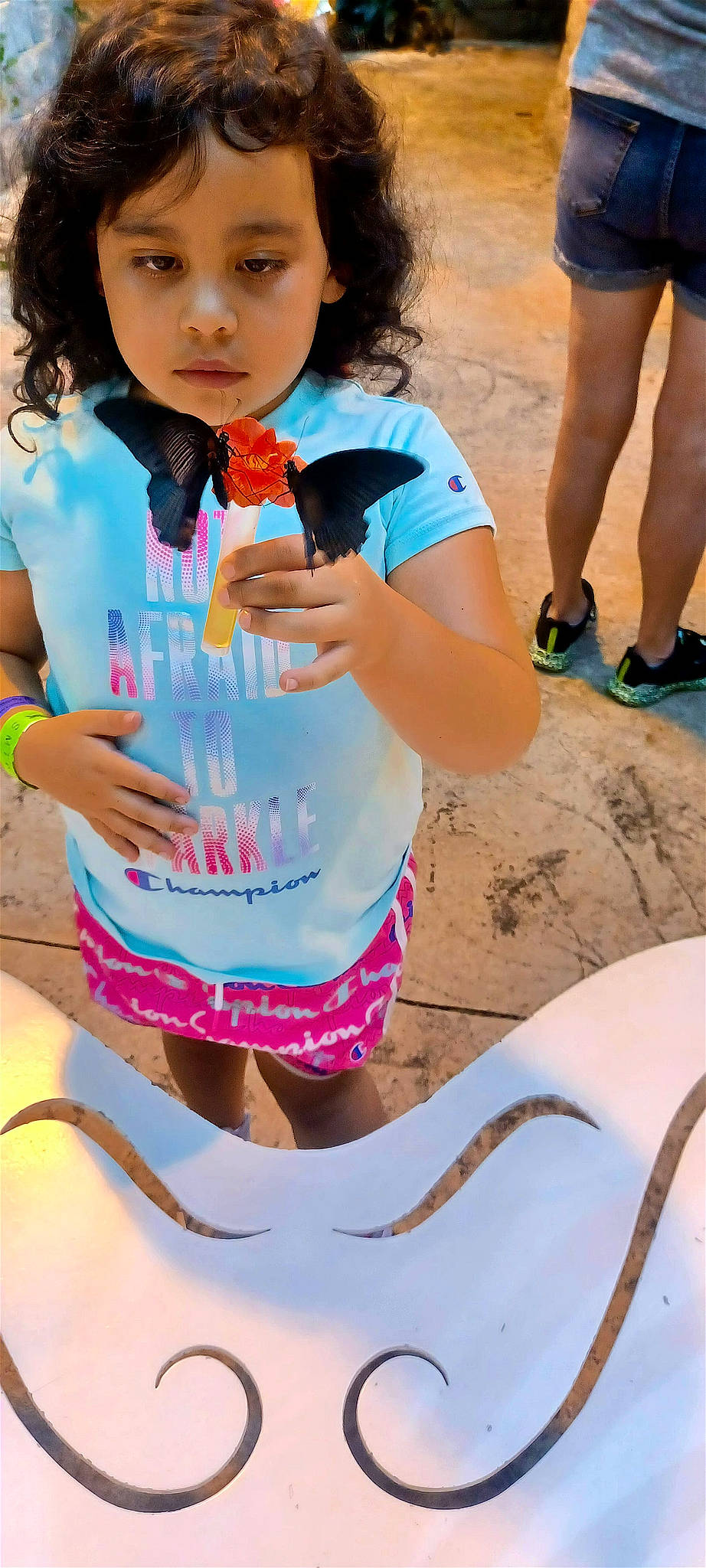 Alena joined the competition — help win amazing prizes! bangs, beach, child, fun, gesture, happy, human_leg, leisure, magenta, person, pink, recreation, sand, shorts, sleeve, summer, t_shirt, thigh, toddler, vacation