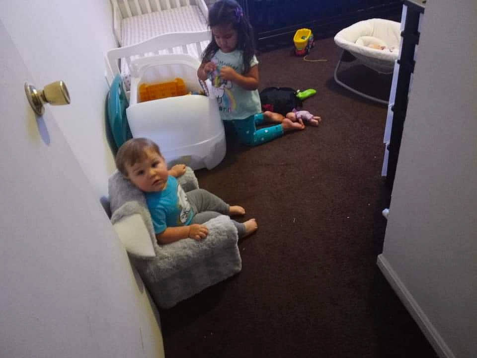 Braelyn joined the competition — help win amazing prizes! baby, chair, child, comfort, floor, furniture, house, infant_bed, nap, person, play, product, room, toddler, vacation