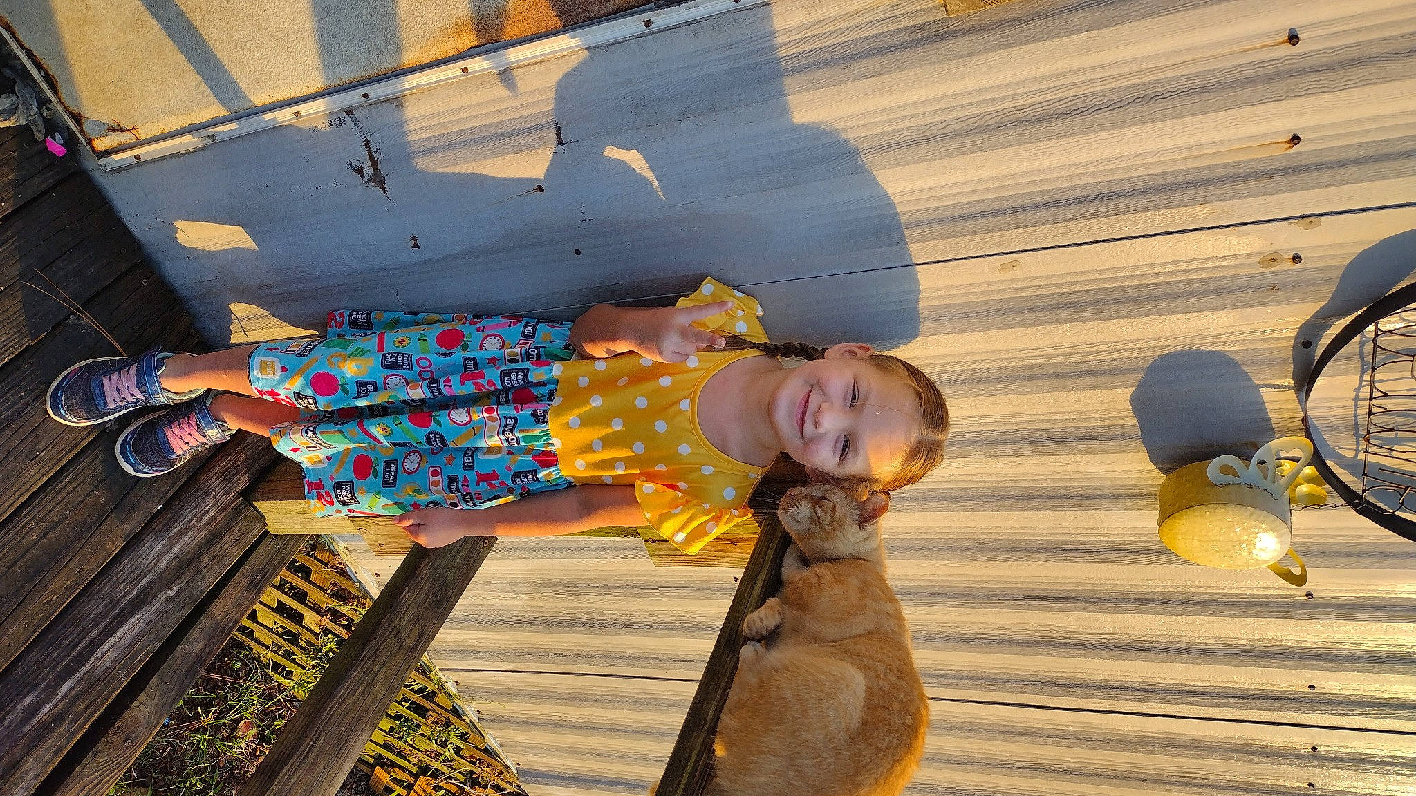 Evelyn joined the competition — help win amazing prizes! child, city, flooring, fun, happy, human_leg, joy, leisure, orange, pattern, person, shadow, tints_and_shades, toddler, visual_arts, wood