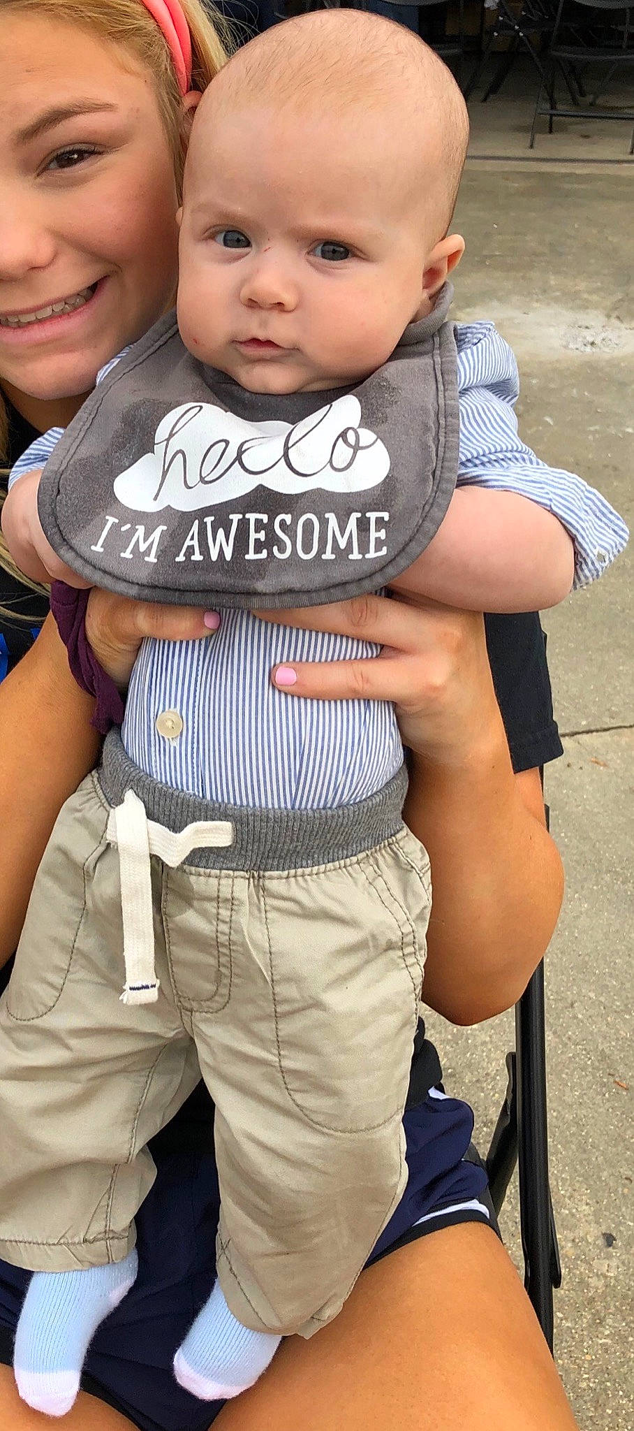 Watson is registered to the contest to win money with this photo: arm, baby, baby_carriage, baby_products, child, joint, joy, male, muscle, person, product, shoulder, toddler