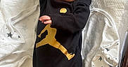 Leon joined the competition — help win amazing prizes! baby, baby_clothes, black_clothing, blanket, cozy, cute, footwear, gold_logo, hat, indoor, infant, lying_down, newborn, portrait, resting, sleepwear, small_feet, small_hands, stars_pattern, white_blanket