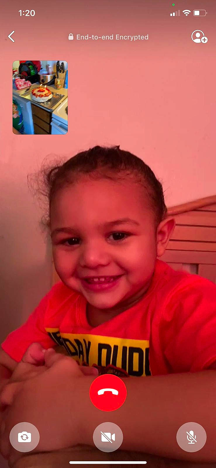 Kaleb is registered to the contest to win money with this photo: baby, cheek, child, eyebrow, eyelash, finger, forehead, happy, iris, joy, lip, mouth, neck, nose, orange, person, skin, smile, t_shirt, thumb