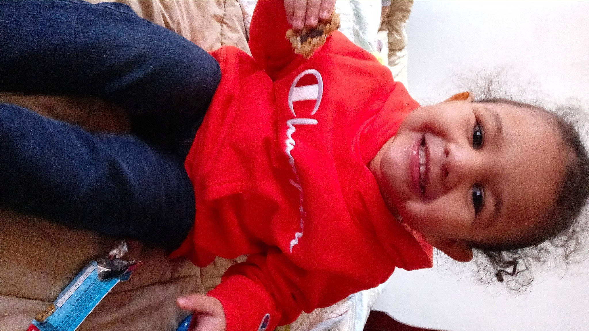 Kaleb joined the competition — help win amazing prizes! baby, carmine, child, community, event, eye, fun, happy, joint, joy, leisure, mouth, outerwear, person, play, sitting, smile, t_shirt, toddler, tradition