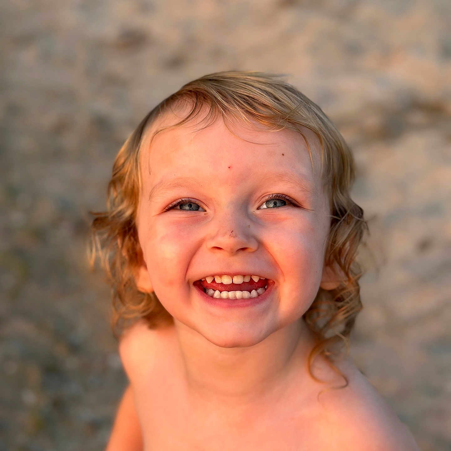Lucas joined the competition — help win amazing prizes! baby, babylaughing, blonde, bodypart, clothing, dress, face, finger, freckle, hair, hand, happy, head, laughing, mouth, person, photography, portrait, smile, teeth