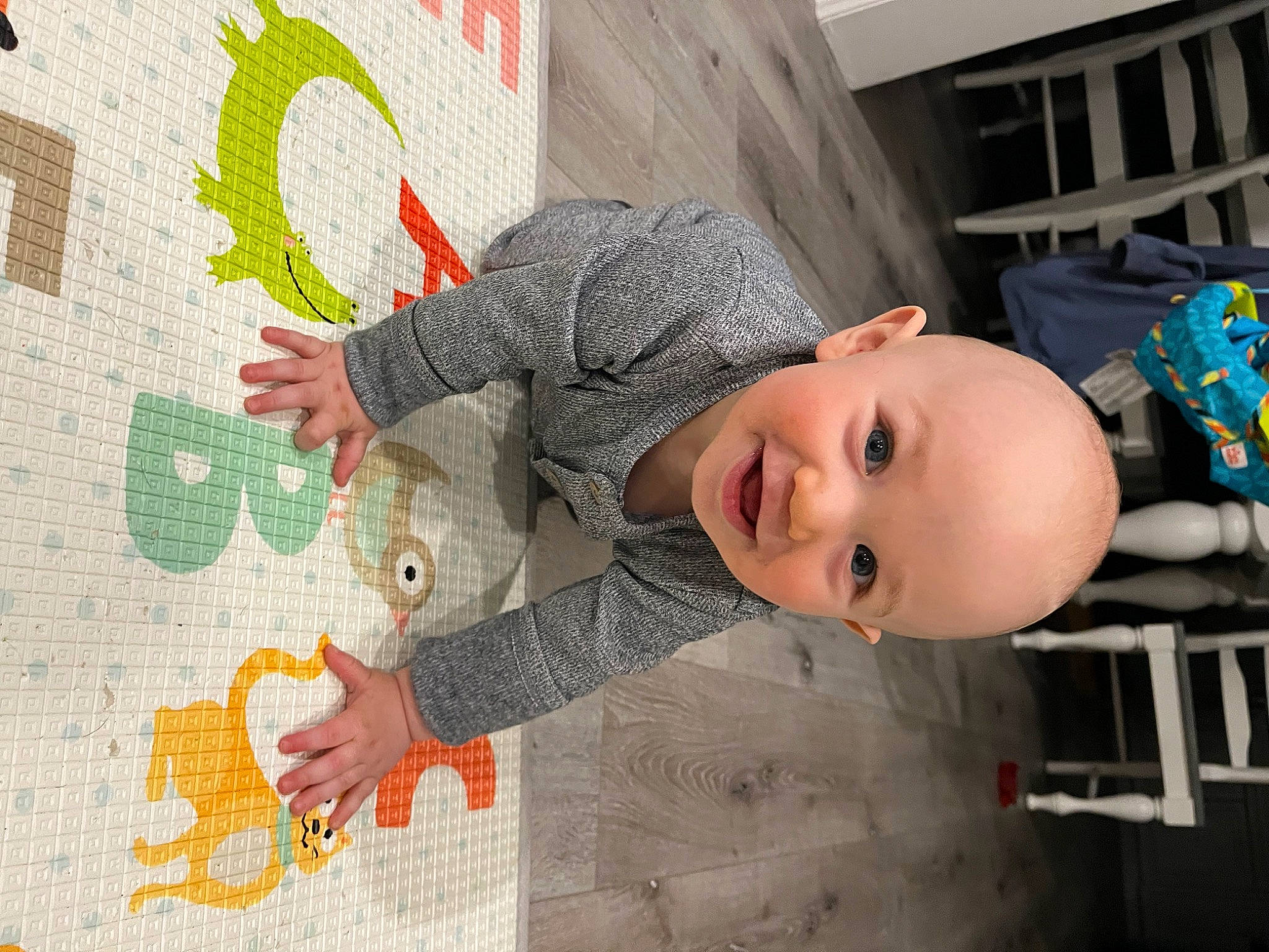 Harrison is registered to the contest to win money with this photo: art, baby, baby_toddler_clothing, beauty, child, flooring, fun, happy, hat, illustration, leisure, linens, pattern, person, plant, play, room, smile, textile, toddler