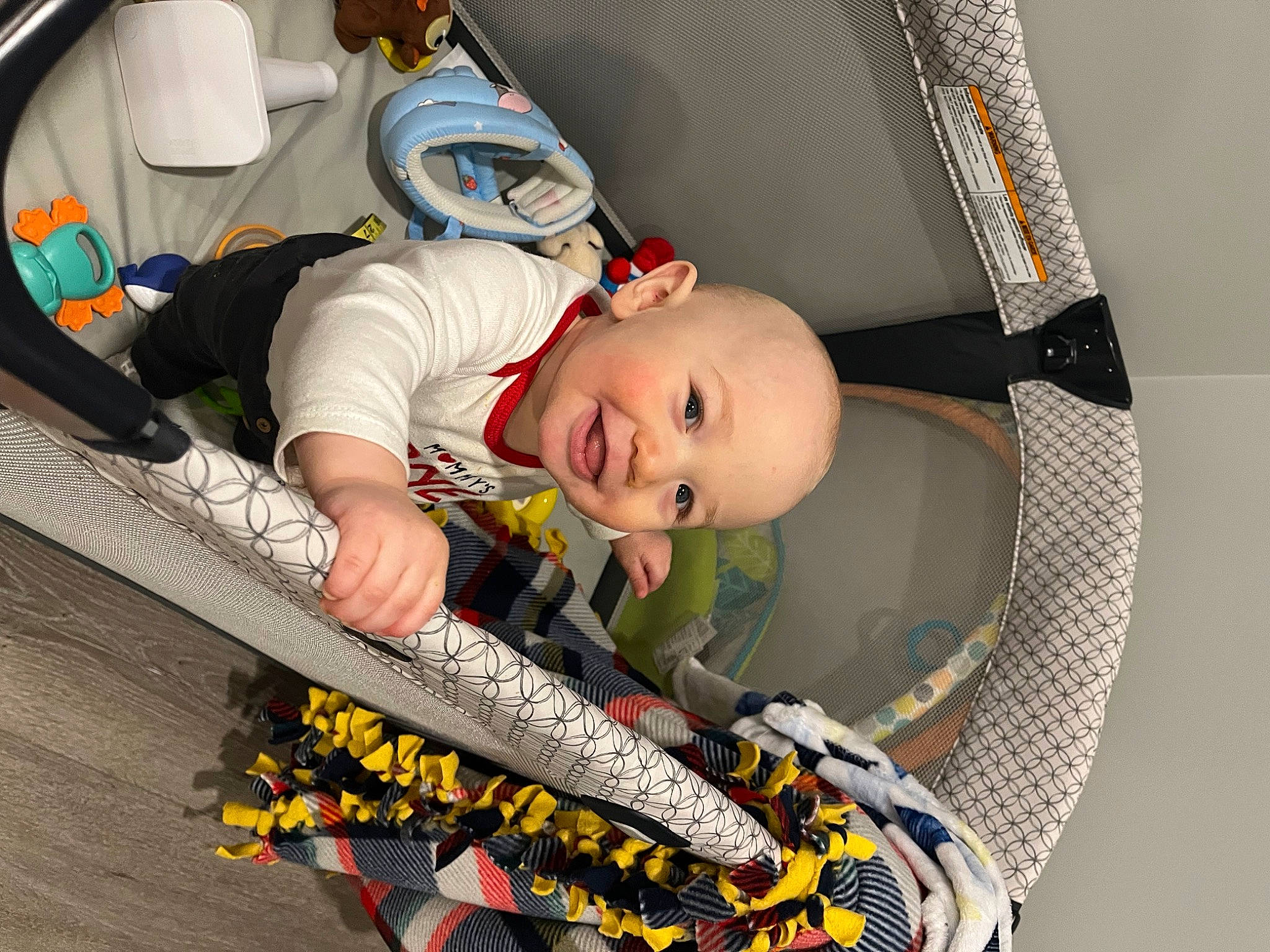 Harrison joined the competition — help win amazing prizes! auto_part, automotive_design, automotive_exterior, automotive_tire, automotive_wheel_system, baby, baby_carriage, baby_products, chair, child, comfort, joy, motor_vehicle, person, personal_protective_equipment, product, smile, sneakers, thigh, toddler