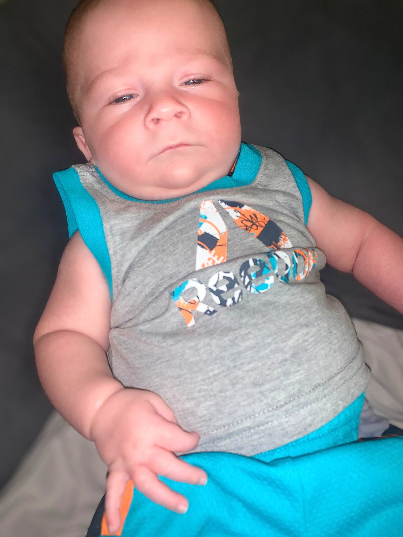 Drayven is registered to the contest to win money with this photo: arm, azure, baby_toddler_clothing, cheek, chin, comfort, eye, face, forehead, hand, head, human_body, joint, mouth, muscle, neck, nose, organ, person, shoulder