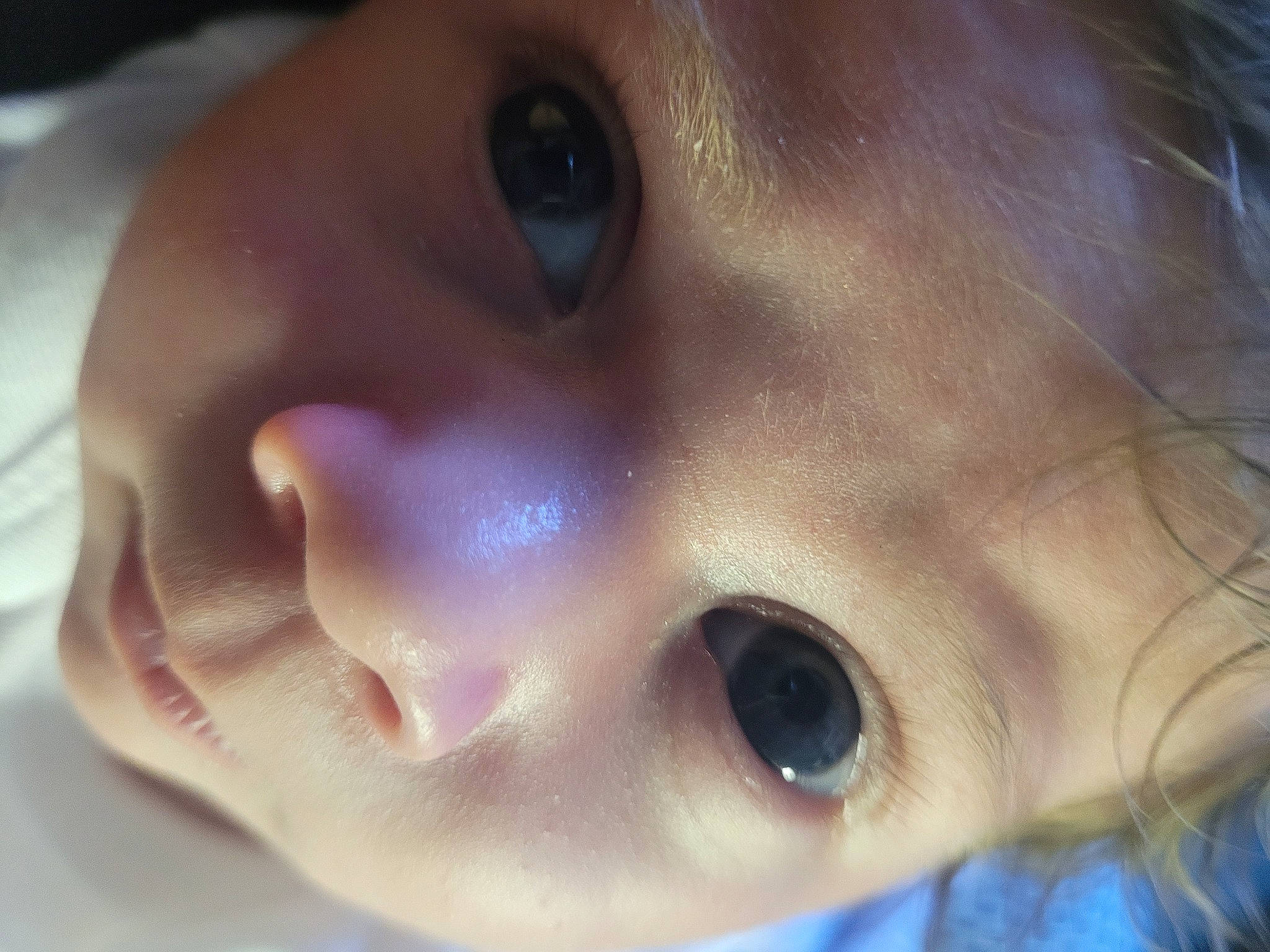 Katarina is registered to the contest to win money with this photo: baby, beauty, cheek, child, close_up, curious, ear, eyelash, fun, hair, head, human_body, iris, no_expression, nose, organ, portrait_photography, skin, toddler