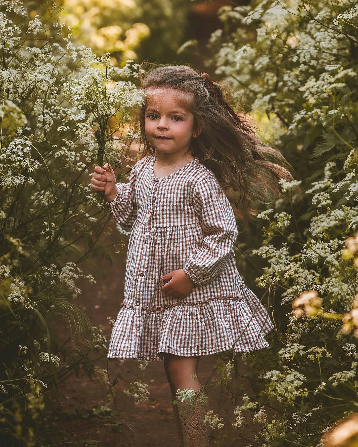 Sarah joined the competition — help win amazing prizes! branch, day_dress, dress, facial_expression, flash_photography, gesture, grass, hair, hairstyle, happy, natural_environment, nature, one_piece_garment, people_in_nature, person, plant, shoulder, skin, sleeve, standing