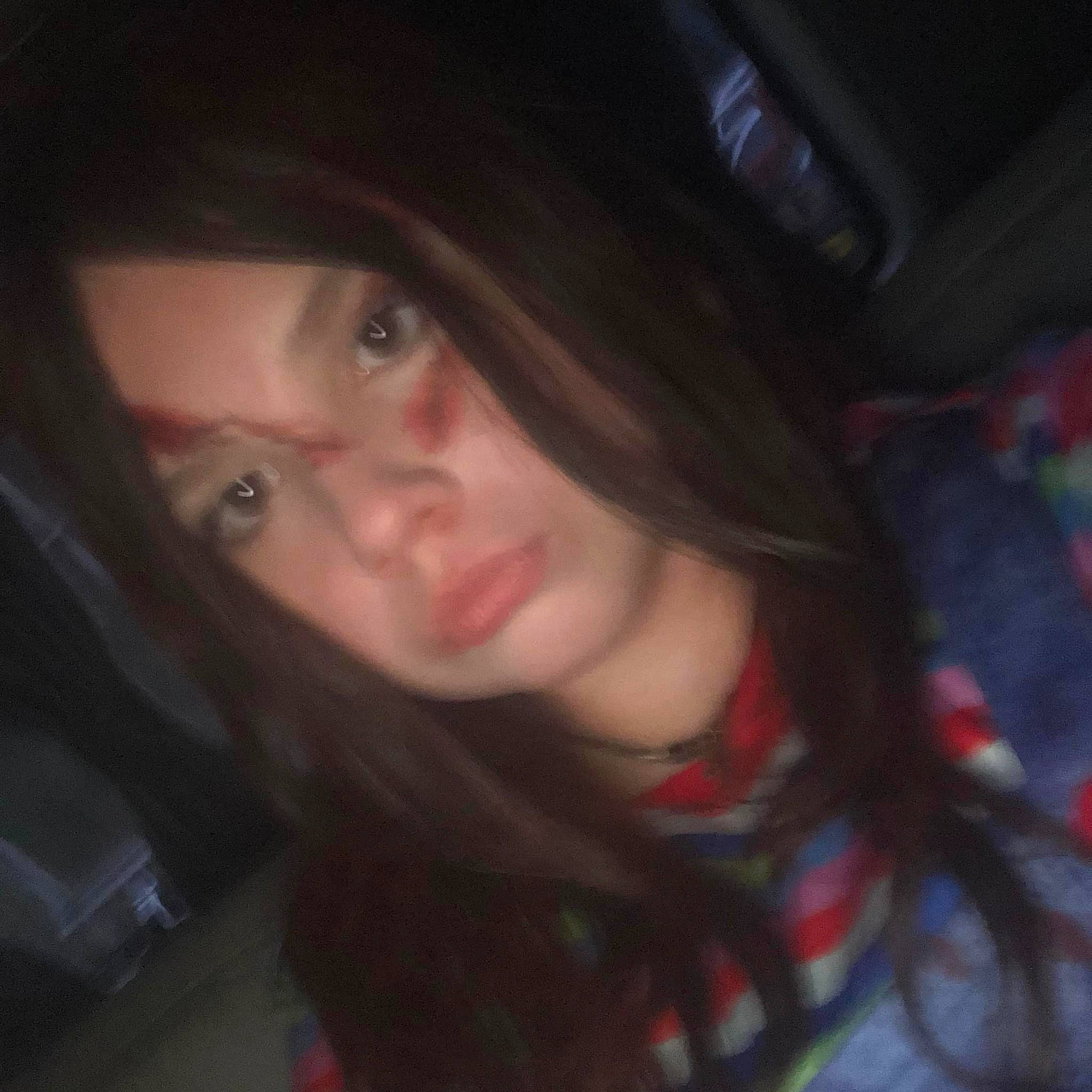 Riley joined the competition — help win amazing prizes! bangs, black_hair, brown_hair, cheek, chin, darkness, ear, eyebrow, eyelash, flash_photography, fun, iris, jaw, layered_hair, lip, long_hair, midnight, mouth, nose, person