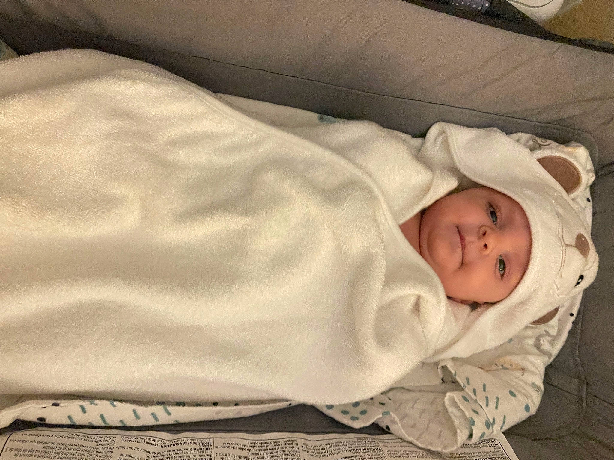 Lila joined the competition — help win amazing prizes! baby, baby_products, baby_safety, baby_sleeping, baby_toddler_clothing, bedding, bedtime, child, comfort, headwear, linens, monochrome, nap, person, portrait_photography, sitting, sleep, sleeve, toddler