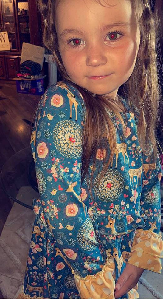 Selene joined the competition — help win amazing prizes! bangs, blue, brown_hair, cheek, child, cool, electric_blue, eyelash, face, hair, head, iris, lip, long_hair, neck, pattern, person, skin, sleeve, t_shirt