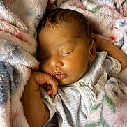 Naavya is registered to the contest to win money with this photo: baby, sleeping, blanket, infant, soft, cozy, child, cute, peaceful, face, hand, clothing, portrait, closeup, newborn, wrapped, resting, warm, young, toddler