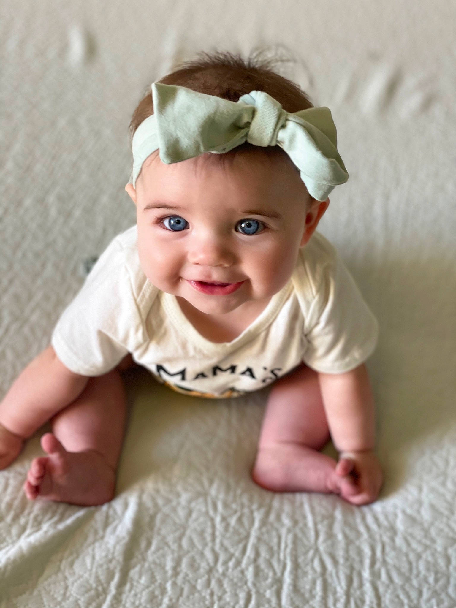 Sara joined the competition — help win amazing prizes! baby, baby_toddler_clothing, cap, cheek, eye, eyebrow, face, fashion_accessory, hair_accessory, happy, head, headband, headpiece, headwear, iris, joy, lip, person, petal, pink