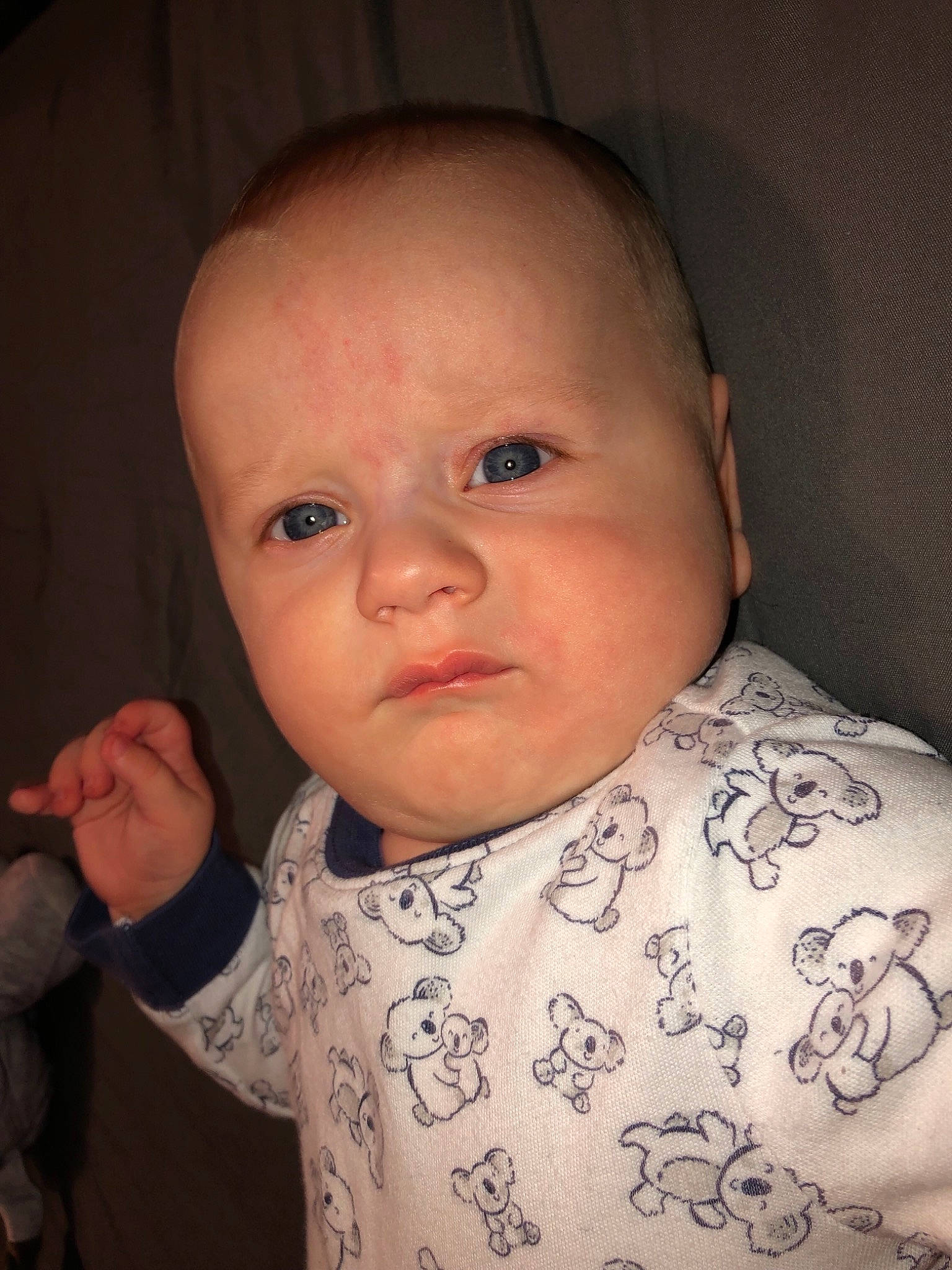 Elijah is registered to the contest to win money with this photo: arm, baby, cheek, child, chin, ear, eye, eyebrow, face, finger, forehead, head, iris, lip, mouth, nose, organ, person, skin, smile