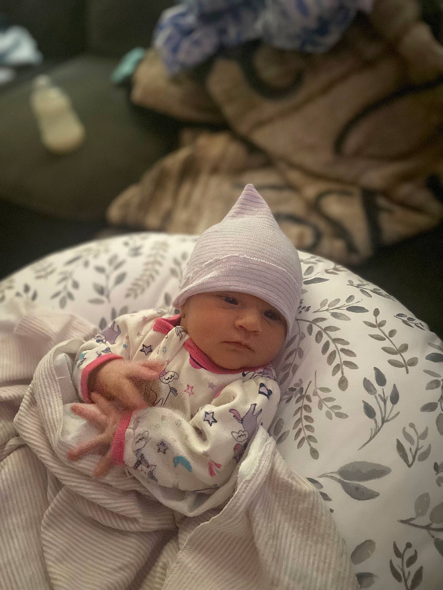 Bristol is registered to the contest to win money with this photo: baby, baby_products, baby_sleeping, baby_toddler_clothing, bedding, bedtime, child, comfort, hat, headwear, linens, nap, person, room, skin, sleep, toddler