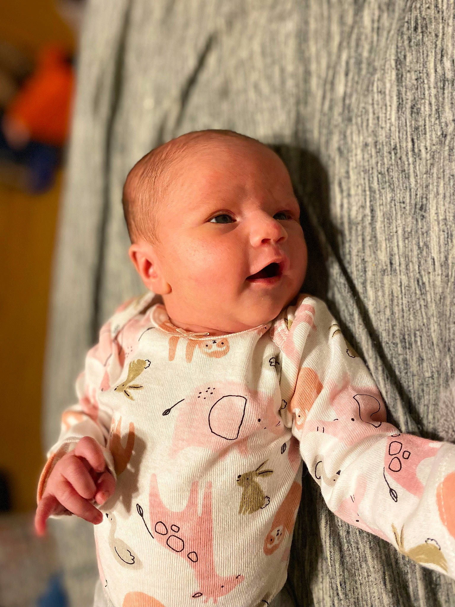 Bristol joined the competition — help win amazing prizes! baby, baby_toddler_clothing, cheek, chin, dress, eye, face, finger, happy, head, iris, lip, mouth, neck, nose, person, pink, skin, sleeve, textile