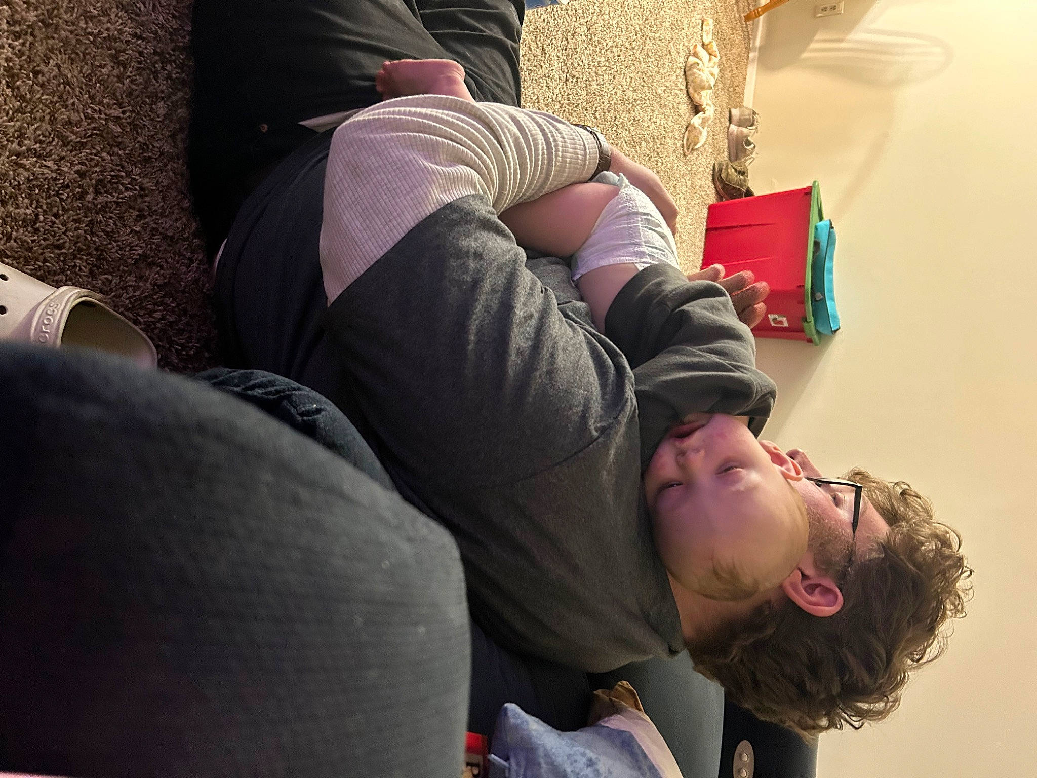 Nova joined the competition — help win amazing prizes! abdomen, comfort, elbow, eyewear, foot, fun, human_leg, joint, knee, leg, linens, nap, person, room, shoulder, sitting, sportswear, t_shirt, thigh, trunk