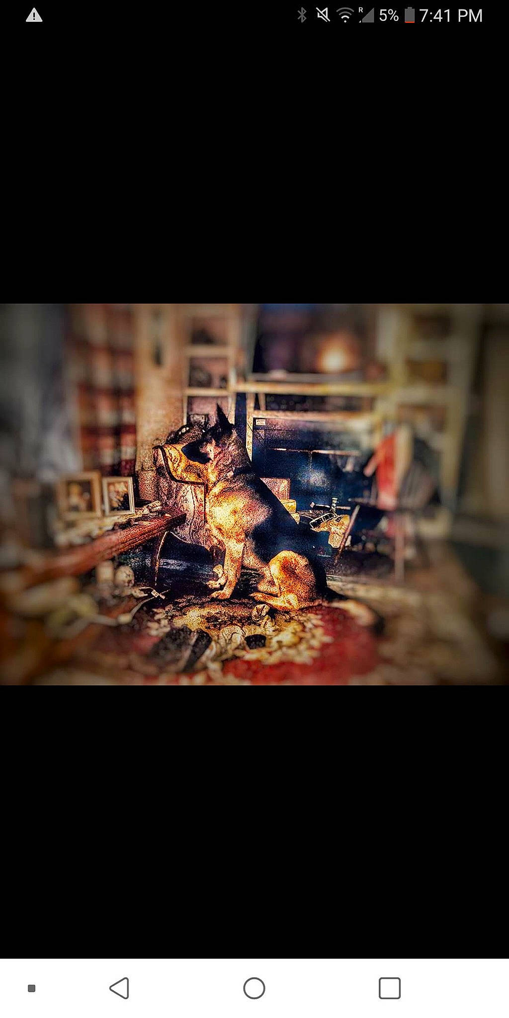 Wolfgang is registered to the contest to win money with this photo: fictional_character, mythology