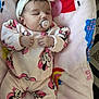 Nyna participe au concours pour gagner de l'argent avec cette photo : baby, sleeping, pacifier, headband, pajamas, minnie_mouse, blanket, peppa_pig, shoes, infant, cute, child, resting, soft, cozy, indoors, clothing, peaceful, portrait, person
