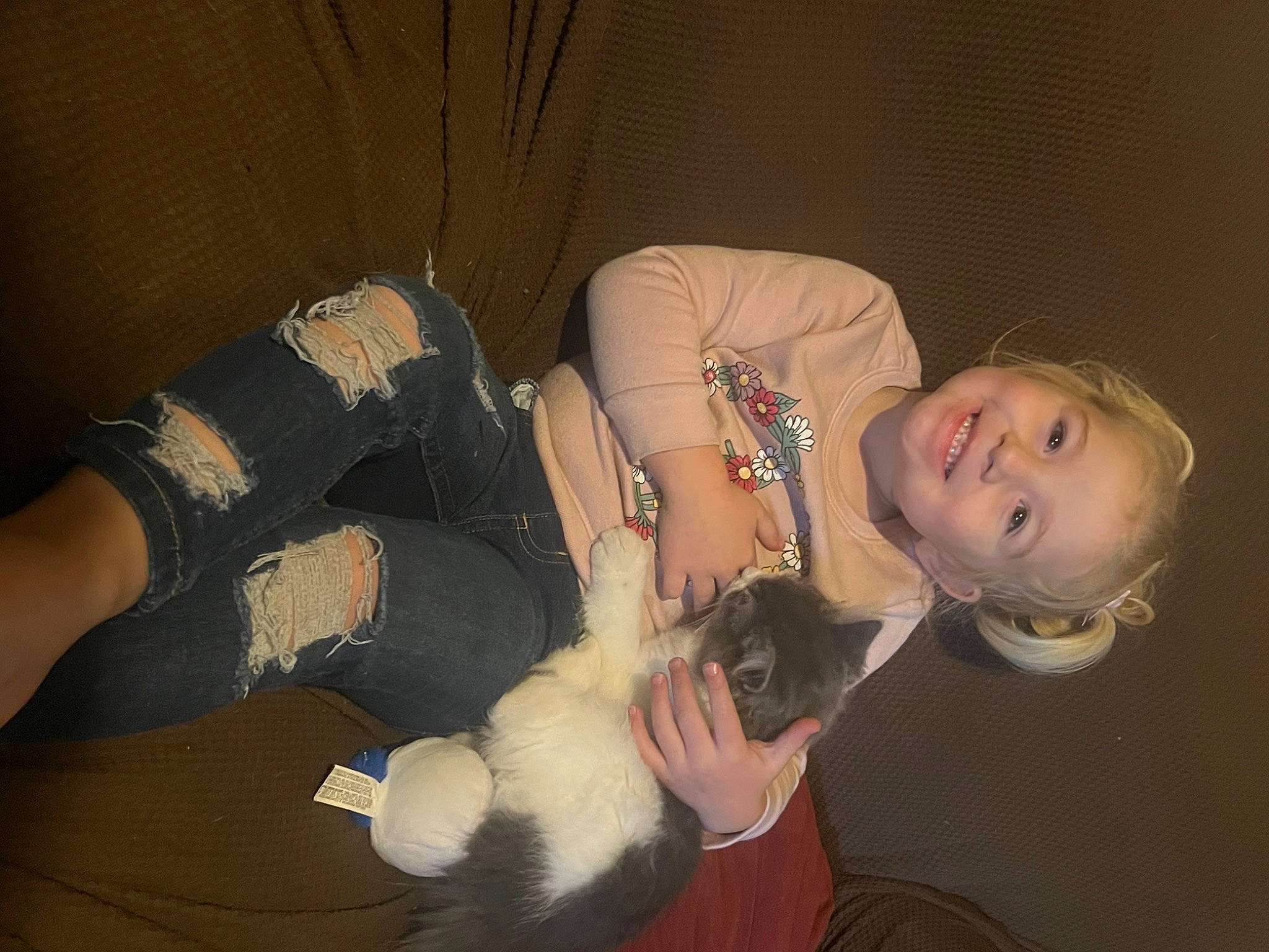 Jaspur is registered to the contest to win money with this photo: abdomen, arm, carnivore, comfort, companion_dog, elbow, eye, fawn, flash_photography, fun, gesture, happy, human_leg, knee, lap, leg, smile, thigh, toddler, trunk