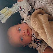 Leviacus joined the competition — help win amazing prizes! baby, baby_gesture, blanket, blue_eyes, car_seat, child, cozy, cute, face, hand, indoors, infant, infant_clothing, onesie, person, portrait, sleepwear, soft, warm, young