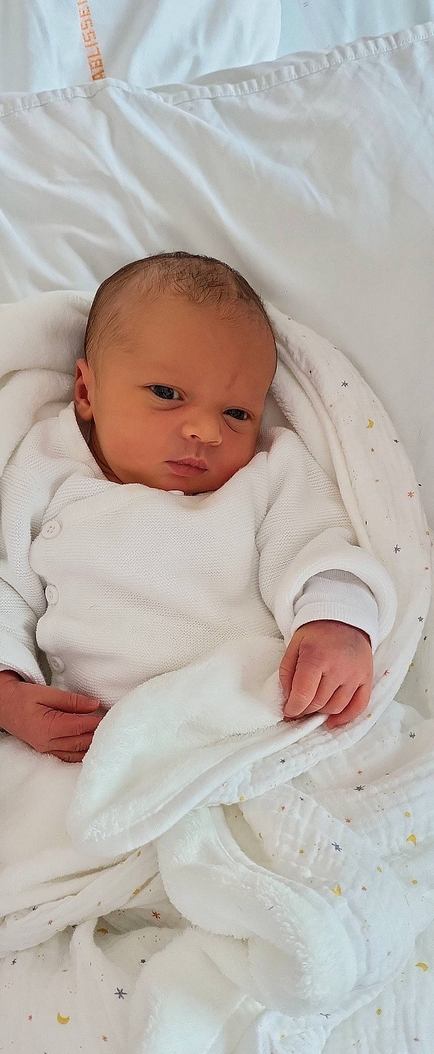 Yannis participe au concours pour gagner de l'argent avec cette photo : baby, baby_sleeping, baby_toddler_clothing, bedding, bedtime, cheek, child, collar, comfort, eye, eyebrow, fur, head, linens, lip, nose, person, skin, sleeve, textile