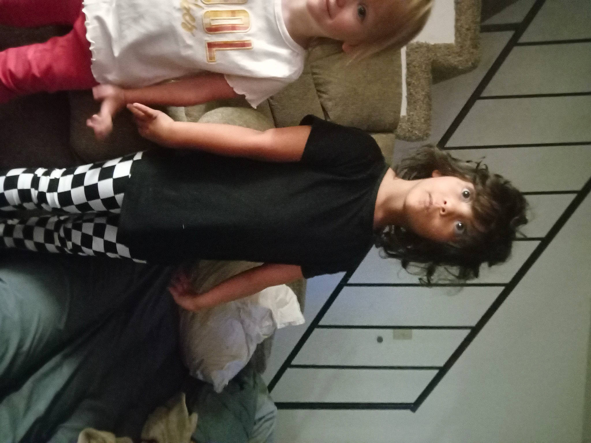 Kenna joined the competition — help win amazing prizes! arm, elbow, fun, gesture, happy, person, sleeve, t_shirt, thumb, wrist