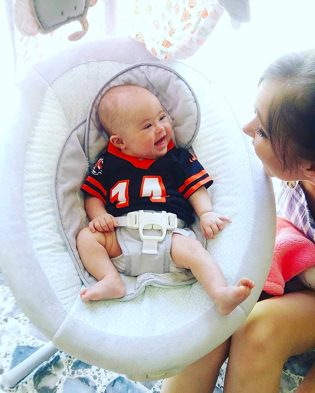 Gwendolyn joined the competition — help win amazing prizes! baby, baby_products, child, person, product, sitting, toddler