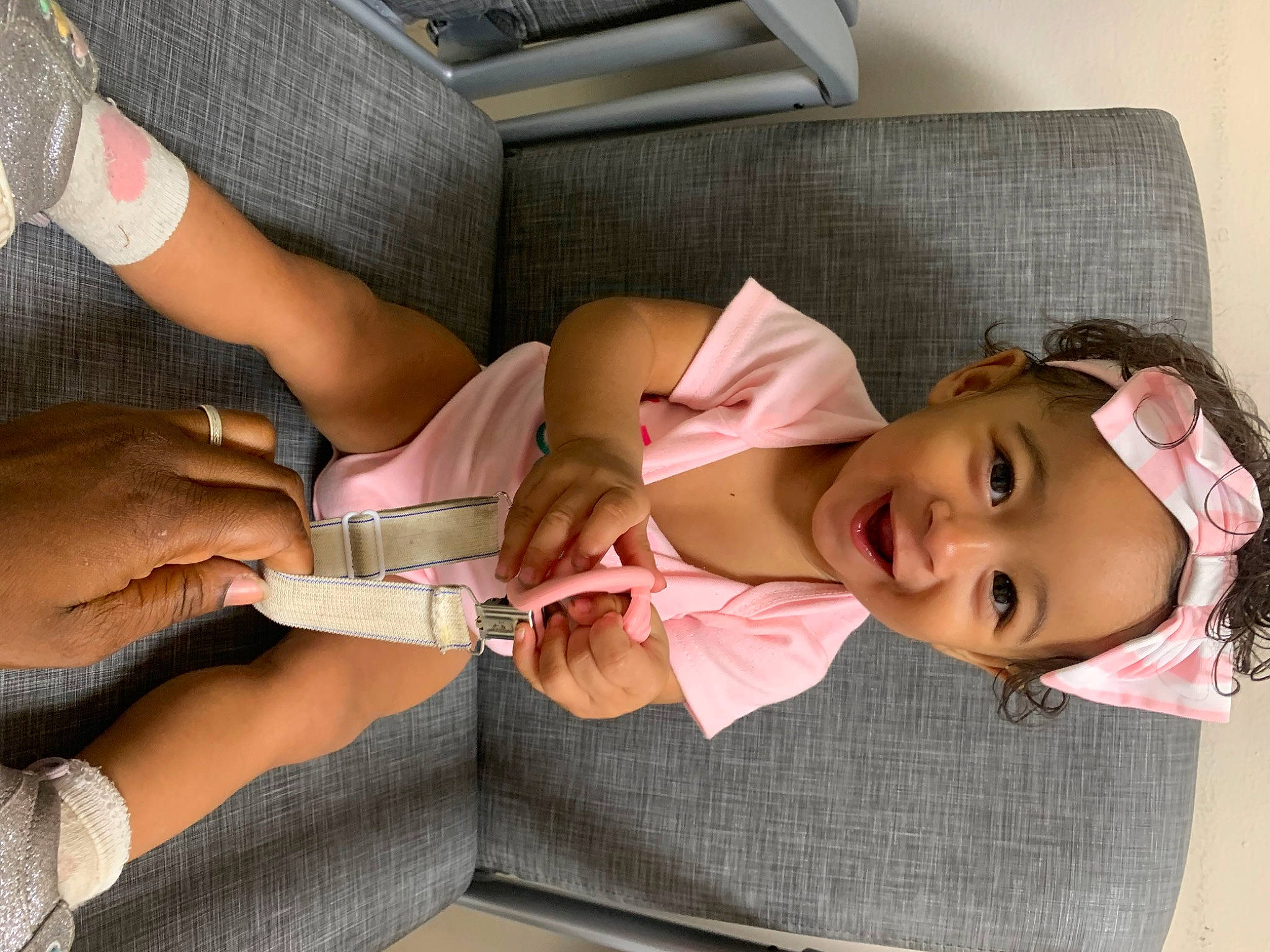 Andraya joined the competition — help win amazing prizes! baby_toddler_clothing, child, comfort, elbow, eyelash, finger, foot, gesture, hand, human_leg, knee, lap, leg, nail, person, sitting, skin, thigh, thumb, toddler