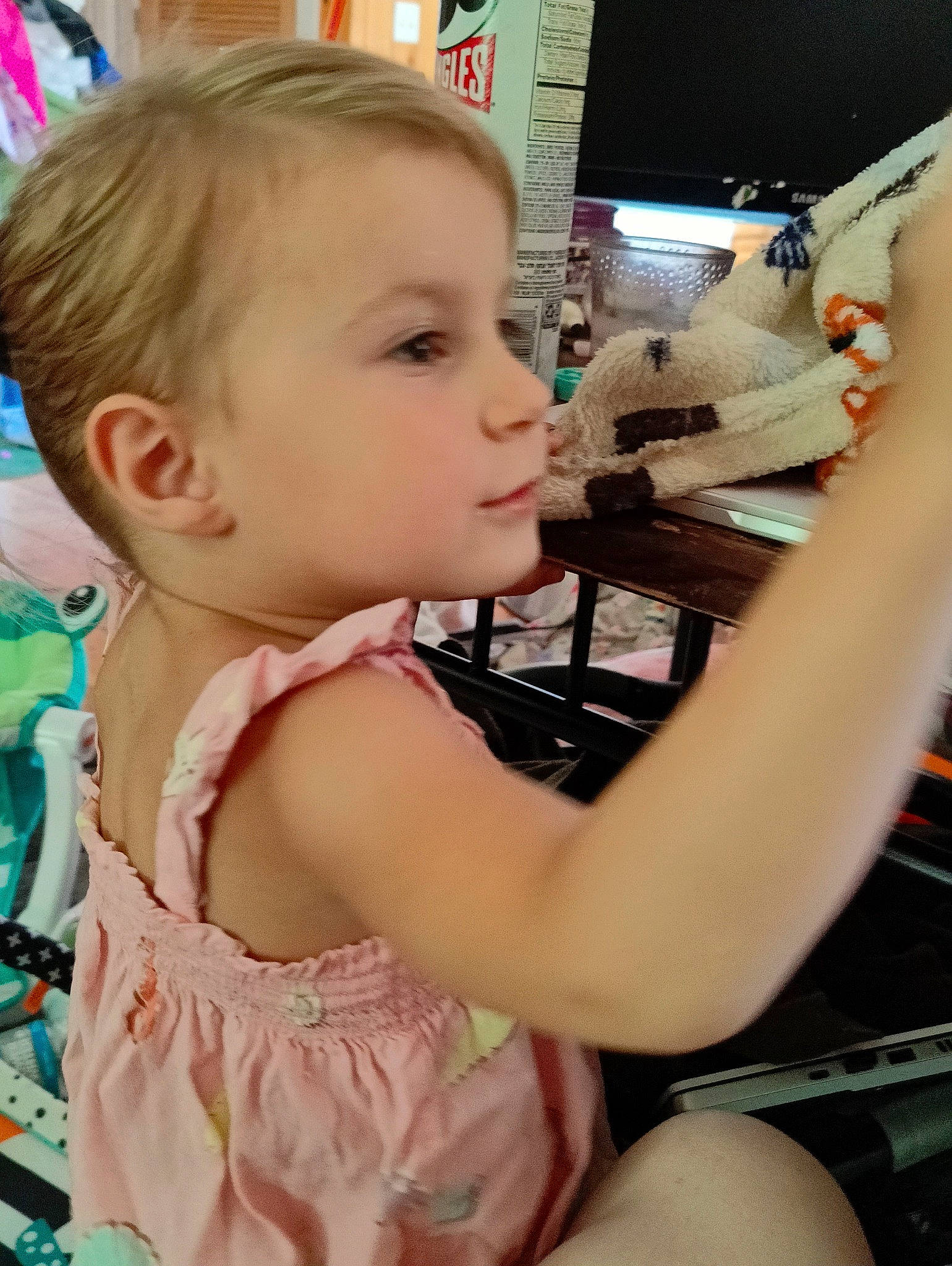 Marissa joined the competition — help win amazing prizes! baby, baby_toddler_clothing, chair, cheek, child, ear, eyelash, fun, hairstyle, happy, human_leg, iris, machine, person, skin, smile, t_shirt, thigh, toddler, toy