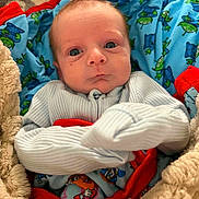 River joined the competition — help win amazing prizes! baby, infant, blanket, clothing, blue, red, pattern, frog, face, portrait, cozy, cute, expression, bundle, warm, soft, indoor, child, newborn, person