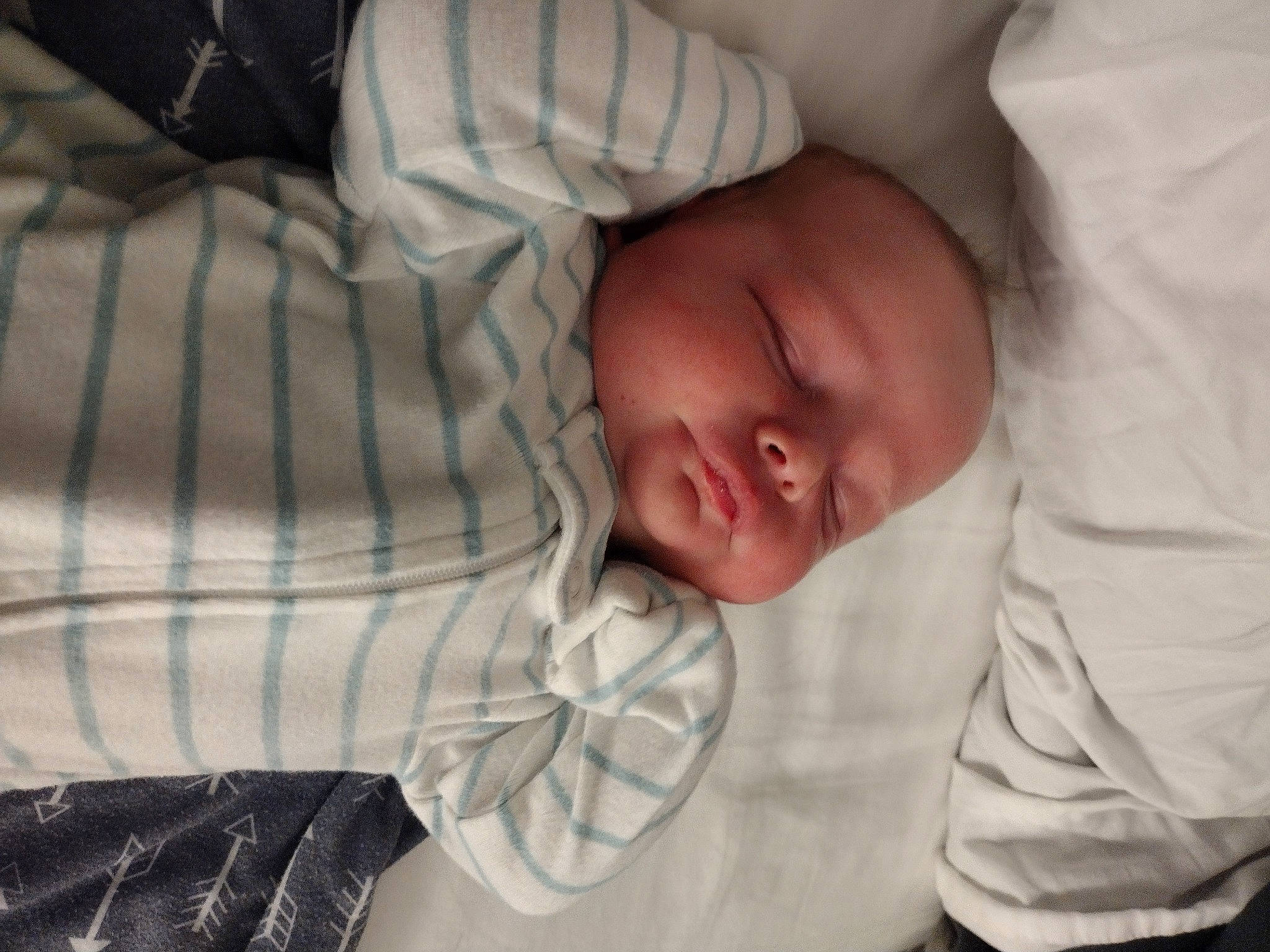 Jaiden joined the competition — help win amazing prizes! baby, baby_products, baby_sleeping, baby_toddler_clothing, bedtime, child, comfort, facial_expression, linens, nap, nose, pattern, person, room, skin, sleep, sleeve, toddler